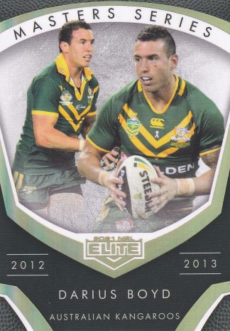 2021 NRL Elite Masters Series - MS13 Darius Boyd Kangaroos
