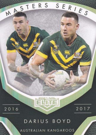 2021 NRL Elite Masters Series - MS15 Darius Boyd Kangaroos