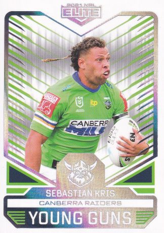 2021 NRL Elite Young Guns - YG03 Sebastian Kris Canberra Raiders