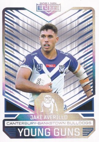 2021 NRL Elite Young Guns - YG05 Jake Averillo Canterbury Bulldogs