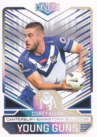 2021 NRL Elite Young Guns - YG06 Corey Allan Canterbury Bulldogs