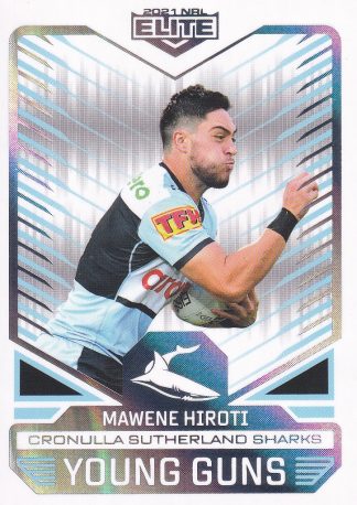 2021 NRL Elite Young Guns - YG07 Mawene Hiroti Cronulla Sharks