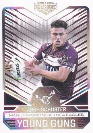 2021 NRL Elite Young Guns - YG12 Josh Schuster Manly Sea Eagles