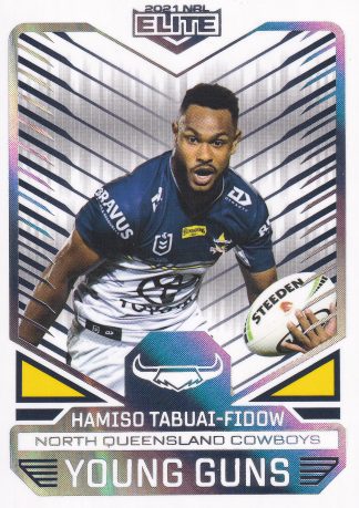 2021 NRL Elite Young Guns - YG17 Hamiso Tabuai-Fidow North QLD Cowboys