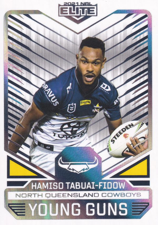 2021 NRL Elite Young Guns - YG17 Hamiso Tabuai-Fidow North QLD Cowboys