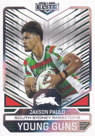 2021 NRL Elite Young Guns - YG24 Jaxon Paulo South Sydney Rabbitohs