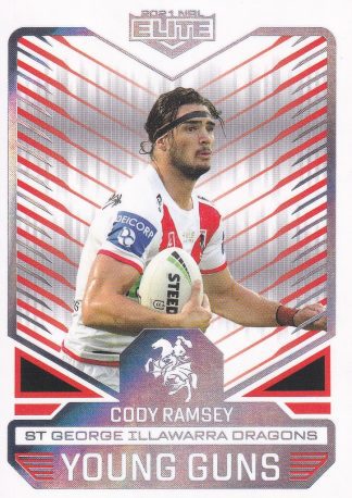 2021 NRL Elite Young Guns - YG25 Cody Ramsey St George Dragons