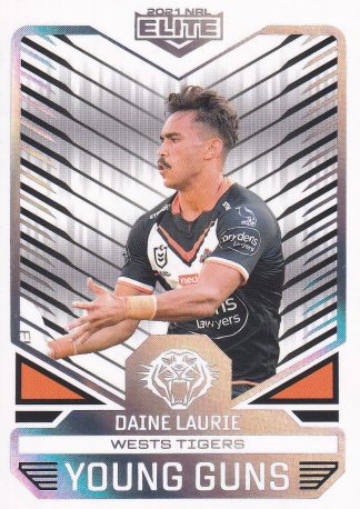 2021 NRL Elite Young Guns - YG31 Daine Laurie Wests Tigers