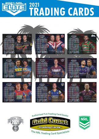 2021 NRL Elite Captain Set - Full Set 16 Cards