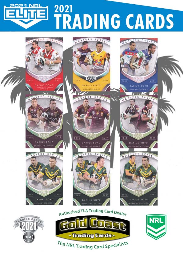 2021 NRL Elite Master Series Set - Full Set 15 Cards