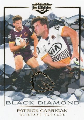 2021 NRL Elite Black Diamond Mojo - MBD002 Patrick Carrigan Brisbane Broncos