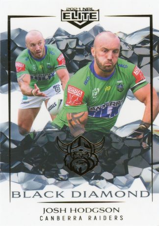 2021 NRL Elite Black Diamond Mojo - MBD011 Josh Hodgson Canberra Raiders