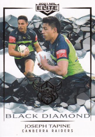 2021 NRL Elite Black Diamond Mojo - MBD014 Joseph Tapine Canberra Raiders