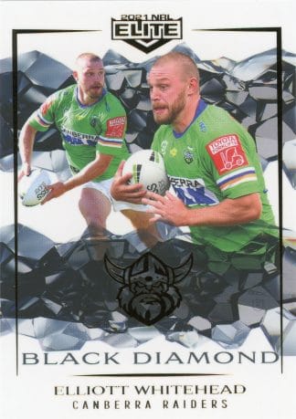 2021 NRL Elite Black Diamond Mojo - MBD015 Elliott Whitehead Canberra Raiders