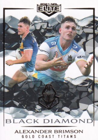 2021 NRL Elite Black Diamond Mojo - MBD038 Alexander Brimson Gold Coast Titans