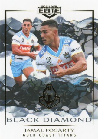 2021 NRL Elite Black Diamond Mojo - MBD041 Jamal Fogarty Gold Coast Titans