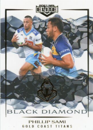 2021 NRL Elite Black Diamond Mojo - MBD045 Phillip Sami Gold Coast Titans