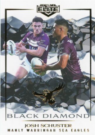 2021 NRL Elite Black Diamond Mojo - MBD051 Josh Schuster Manly Warringah Sea Eagles