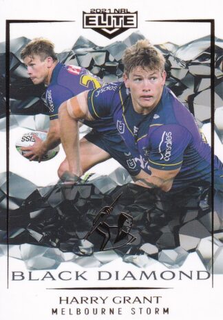 2021 NRL Elite Black Diamond Mojo - MBD058 Harry Grant Melbourne Storm
