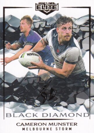 2021 NRL Elite Black Diamond Mojo - MBD060 Cameron Munster Melbourne Storm