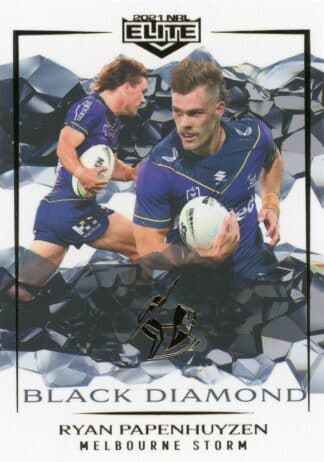 2021 NRL Elite Black Diamond Mojo - MBD062 Ryan Papenhuyzen Melbourne Storm