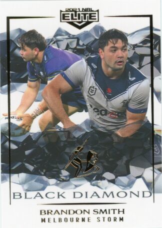 2021 NRL Elite Black Diamond Mojo - MBD063 Brandon Smith Melbourne Storm