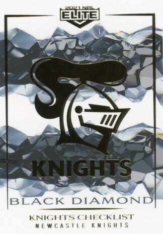 2021 NRL Elite Black Diamond Mojo - MBD064 Newcastle Knights Checklist