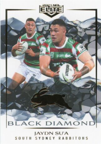 2021 NRL Elite Black Diamond Mojo - MBD107 Jaydn Su'a South Sydney Rabbitohs
