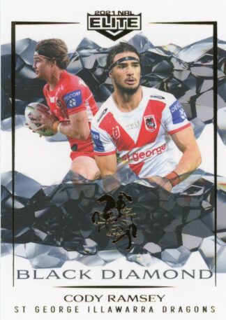 2021 NRL Elite Black Diamond Mojo - MBD115 Cody Ramsey St George Illawarra Dragons
