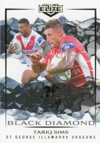2021 NRL Elite Black Diamond Mojo - MBD116 Tariq Sims St George Illawarra Dragons