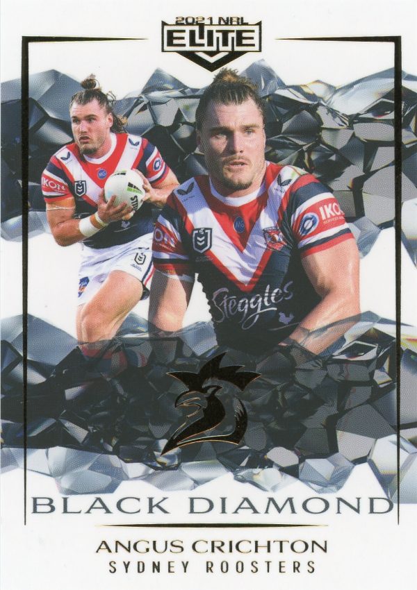 2021 NRL Elite Black Diamond Mojo - MBD119 Angus Crichton Sydney Roosters