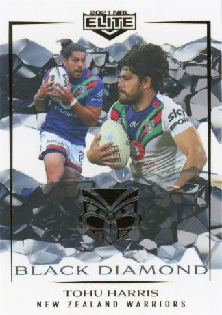 2021 NRL Elite Black Diamond Mojo - MBD130 Tohu Harris Warriors