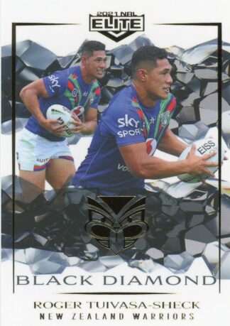 2021 NRL Elite Black Diamond Mojo - MBD135 Roger Tuivasa-Sheck Warriors