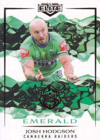 2021 NRL Elite Emerald Mojo - ME011 Josh Hodgson Canberra Raiders