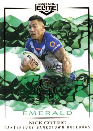 2021 NRL Elite Emerald Mojo - ME021 Nick Cotric Canterbury Bulldogs