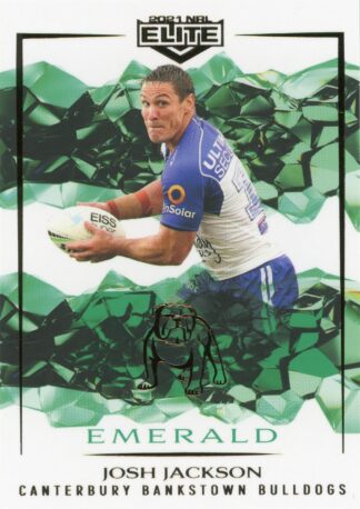 2021 NRL Elite Emerald Mojo - ME024 Josh Jackson Canterbury Bulldogs
