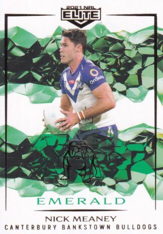 2021 NRL Elite Emerald Mojo - ME025 Nick Meaney Canterbury Bulldogs