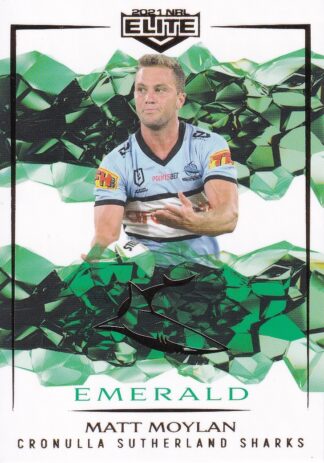 2021 NRL Elite Emerald Mojo - ME033 Matt Moylan Cronulla Sharks