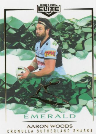 2021 NRL Elite Emerald Mojo - ME036 Aaron Woods Cronulla Sharks