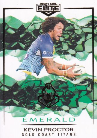 2021 NRL Elite Emerald Mojo - ME044 Kevin Proctor Gold Coast Titans