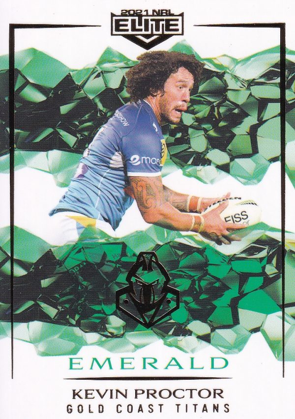 2021 NRL Elite Emerald Mojo - ME044 Kevin Proctor Gold Coast Titans