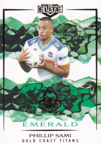 2021 NRL Elite Emerald Mojo - ME045 Phillip Sami Gold Coast Titans