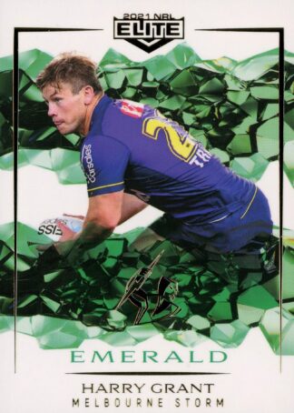 2021 NRL Elite Emerald Mojo - ME058 Harry Grant Melbourne Storm