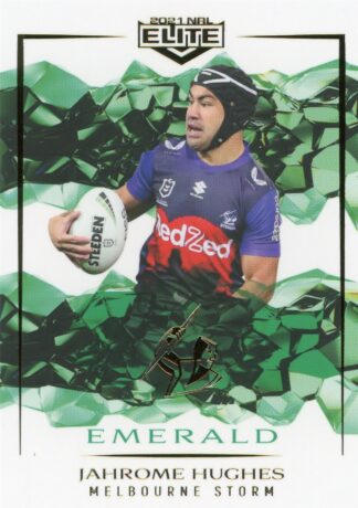 2021 NRL Elite Emerald Mojo - ME059 Jahrome Hughes Melbourne Storm