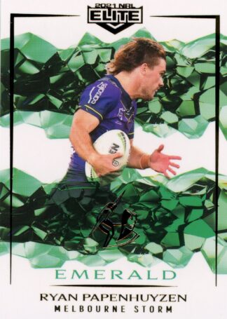 2021 NRL Elite Emerald Mojo - ME062 Ryan Papenhuyzen Melbourne Storm