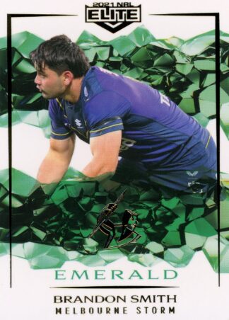 2021 NRL Elite Emerald Mojo - ME063 Brandon Smith Melbourne Storm