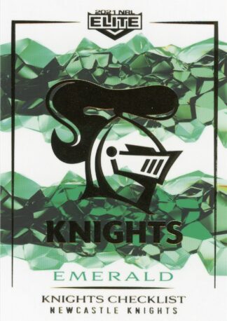 2021 NRL Elite Emerald Mojo - ME064 Newcastle Knights Checklist