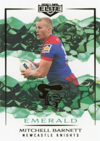 2021 NRL Elite Emerald Mojo - ME065 Mitchell Barnett Newcastle Knights