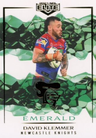2021 NRL Elite Emerald Mojo - ME068 David Klemmer Newcastle Knights