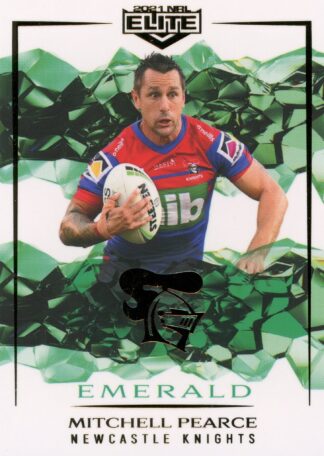 2021 NRL Elite Emerald Mojo - ME070 Mitchell Pearce Newcastle Knights